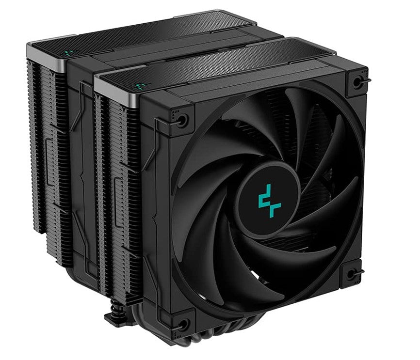 DeepCool AK620 Zero Dark High Performance CPU Cooler Dual-Tower Design, 2x120mm FDB Fans, 6 Copper Heat Pipes, LGA2066/1851-1155/AM4/AM5 DeepCool AK620 Zero Dark High Performance CPU Cooler Dual-Tower Design, 2x120mm FDB Fans, 6 Copper Heat Pipes, LGA2066/1851-1155/AM4/AM5